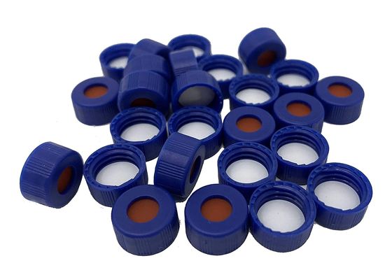 Próbka Hydrauliczna butelka laboratoryjna surowicy 13 mm Czerwona fiolka Septa