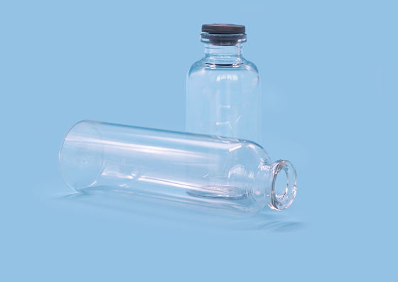 Crimp Liquid Medicine ISO14001 OD24 Butelka ze szkła bursztynowego
