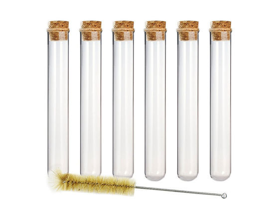 Plastikowa nakrętka Tranparant Low Borosilicate szklana rurka 12 mm